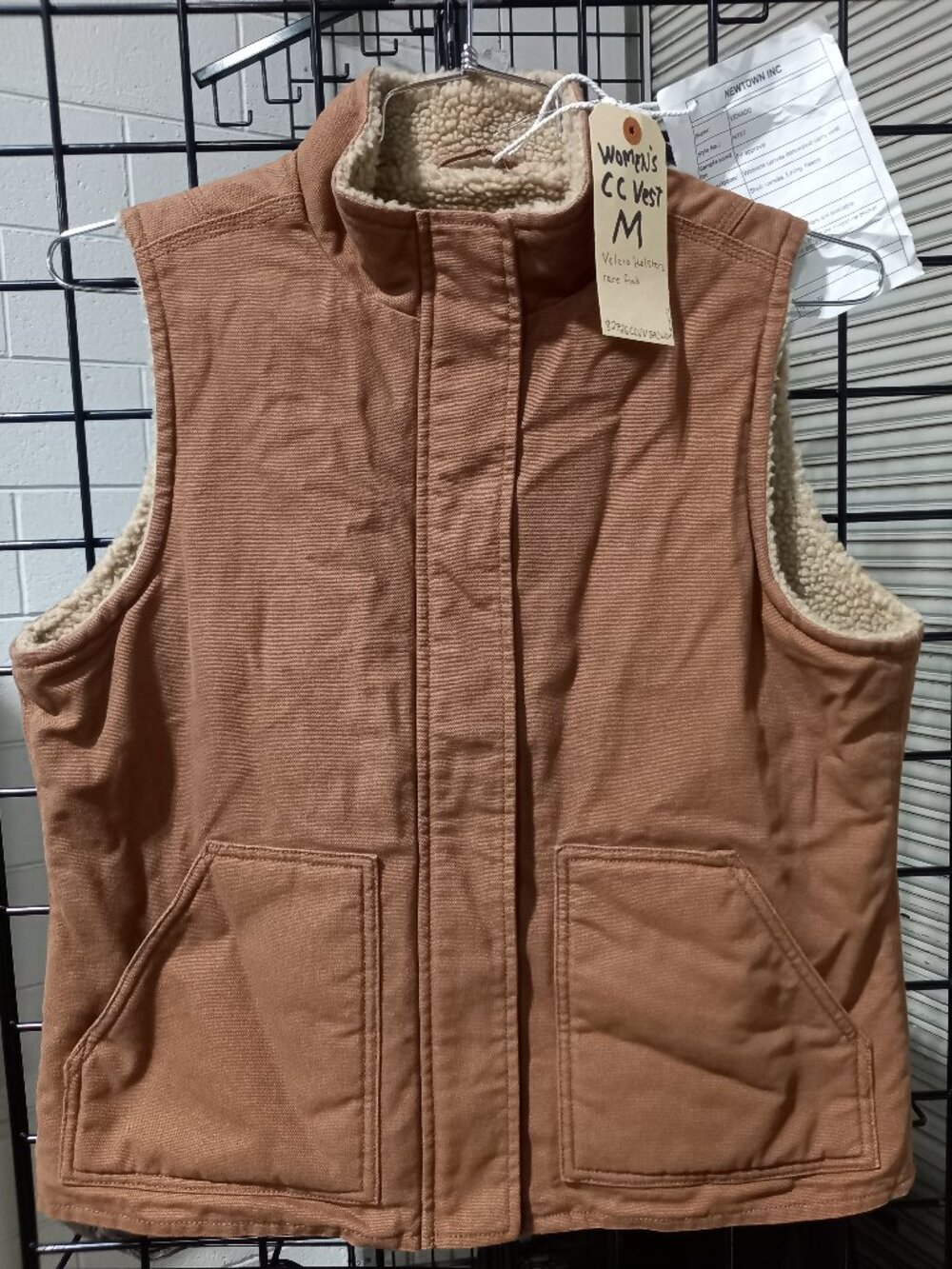 Women’s Concealed Carry Canvas Vest - Medium